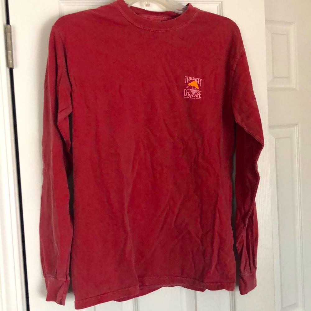 Maroon Long Sleeve Salty Dog Cafe T-shirt